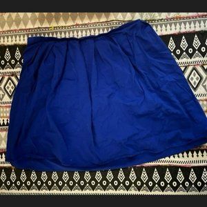 3X Blue Cotton Skirt with pockets